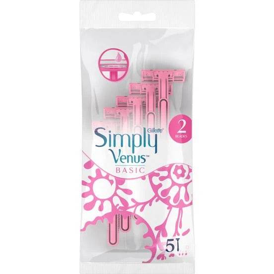 Simply Venus Razor 2Blades 5Pcs Pack - YehChez.pk