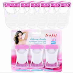 Sofit Shave Body Disposable Safety Razor For Women 6 Pcs - YehChez.pk