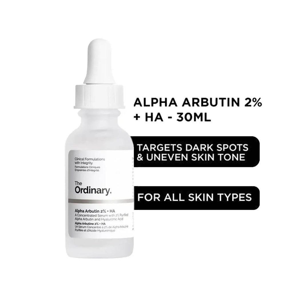 The Ordinary Alpha Arbutin 2% + HA Serum 30ml - YehChez.pk
