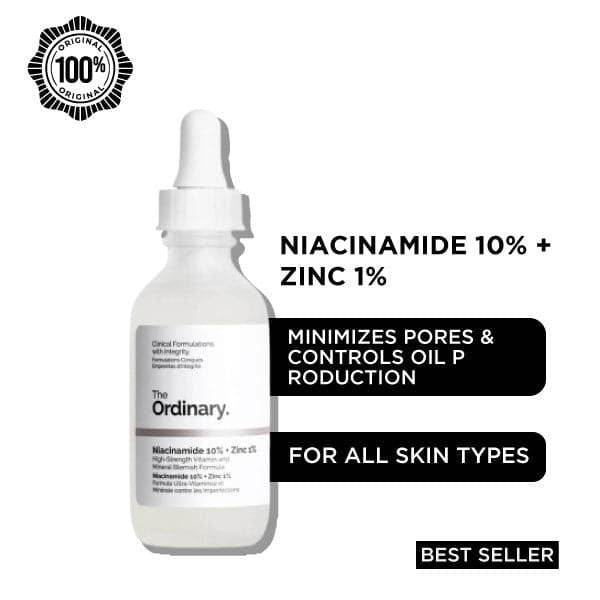 The Ordinary Niacinamide 10% + Zinc 1% 30ml - YehChez.pk