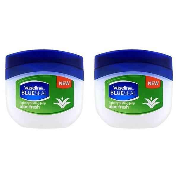 Vaseline BlueSeal Petroleum Light Hydrating Jelly (250ml) with Aloe Fresh (Pack of 2) - YehChez.pk