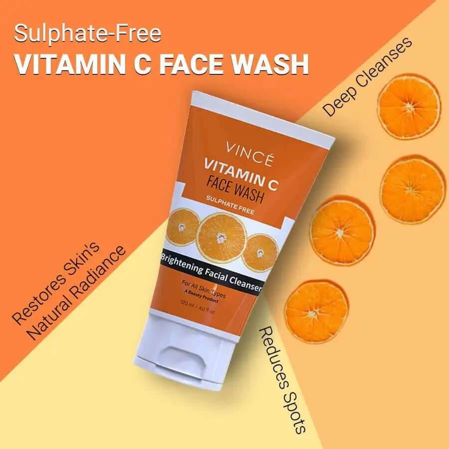 Vince Face Wash Vitamin C 120ml - YehChez.pk