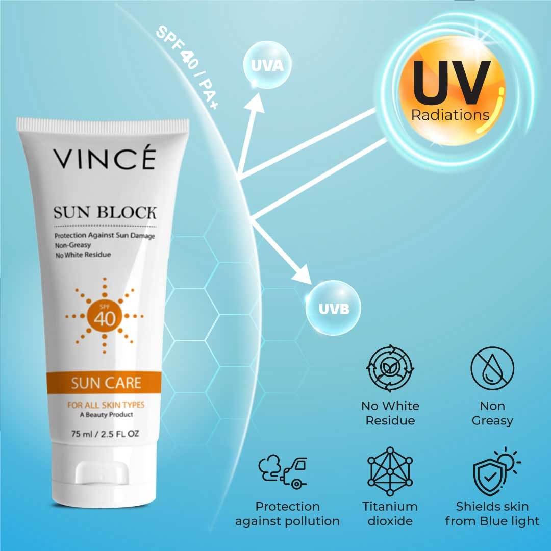 Vince Sunblock SPF 40 75ml - YehChez.pk