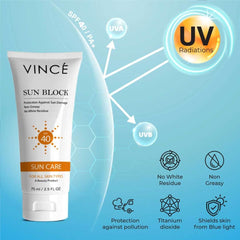 Vince Sunblock SPF 40 75ml - YehChez.pk
