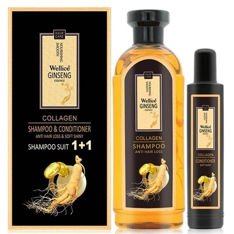 Wellice Shampoo & Conditioner Ginseng Collagen 420ml - YehChez.pk