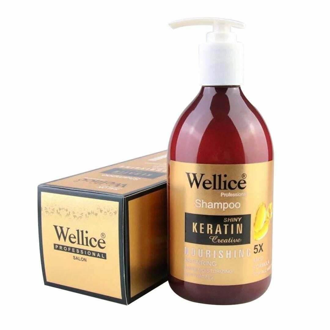 Wellice Shampoo Keratin 2 in 1 500ml - YehChez.pk