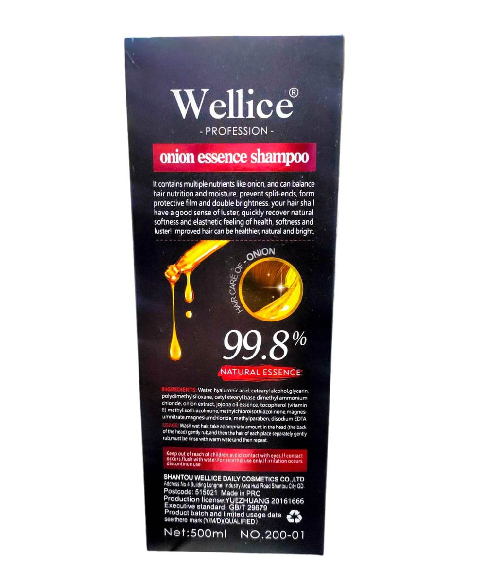 Wellice Shampoo Onion Plant Essence 500ml - YehChez.pk