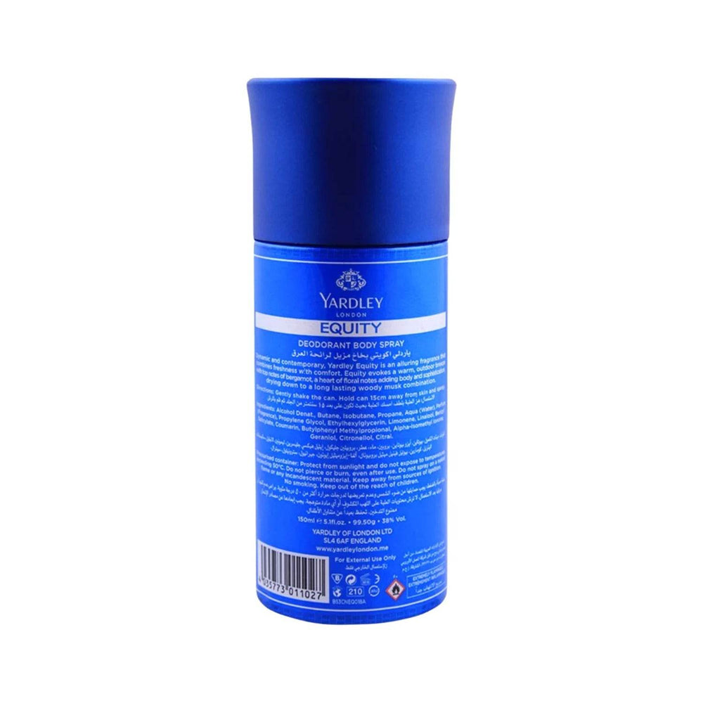 Yardley London Body Spray Equity 150ml - YehChez.pk